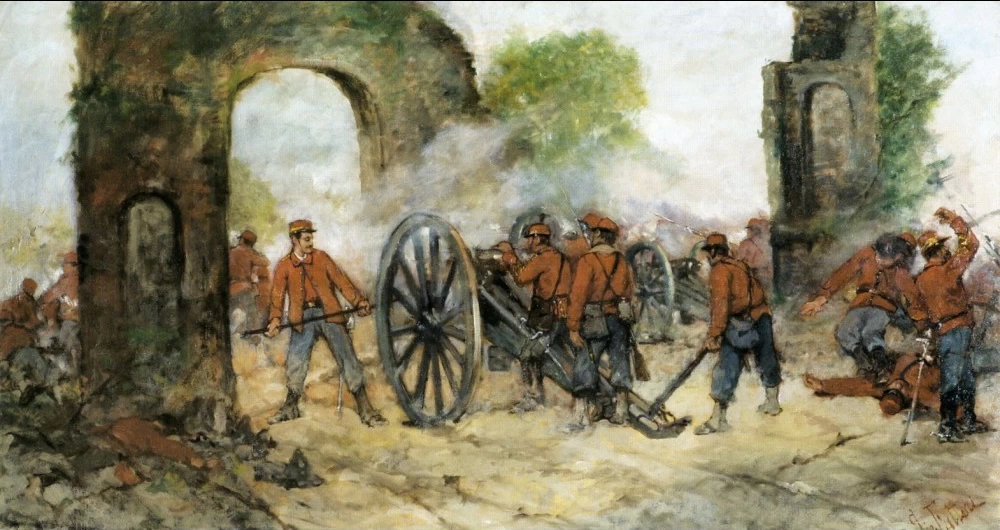 Battaglia del Volturno - Galleria d’Arte Moderna, Palazzo Pitti, Firenze